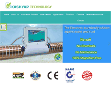 Tablet Screenshot of kashyaptechnology.com